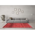 thumbnail image 3 of Ahgly Company Indoor Rectangle Abstract Red Contemporary Area Rugs, 8' x 10', 3 of 4