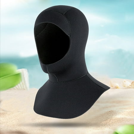 Yiaieng Scuba Diving Hood, 3mm Scuba Diving Hood Upf50+ Neoprene Wetsuit Hood for Men Women (S/M 3mm)