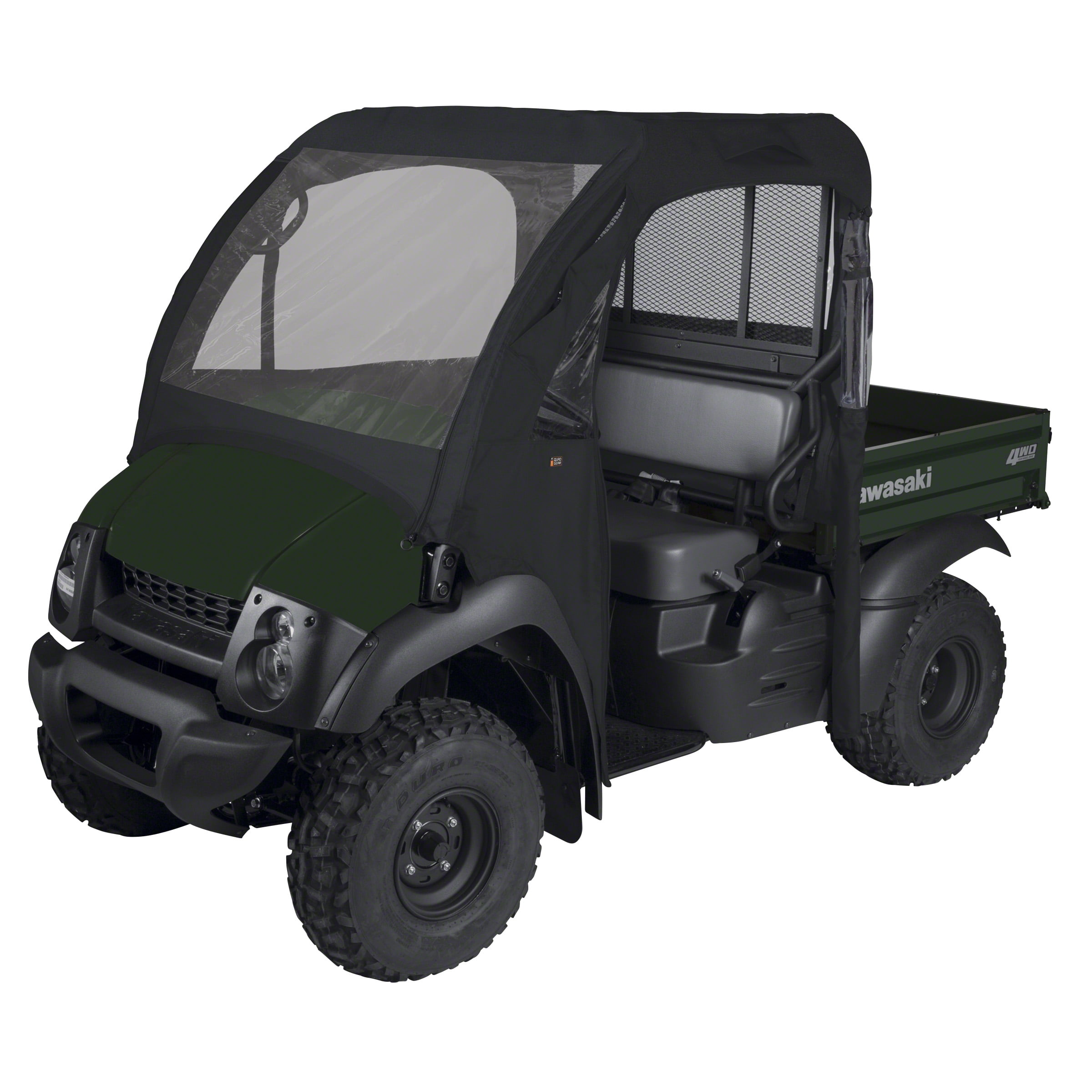 Duchess Tåre Trække på Classic Accessories QuadGear UTV Cab Enclosure, Fits Kawasaki® Mule 600, 610,  610 4x4, 610 4x4 XC (2015 models and older), Black - Walmart.com