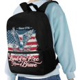 thumbnail image 4 of Uourmeti Polyester Backpack School Bookbag with 4th Of July Eagle Design - Spacious for Student Travel and Daily Use, 4 of 6