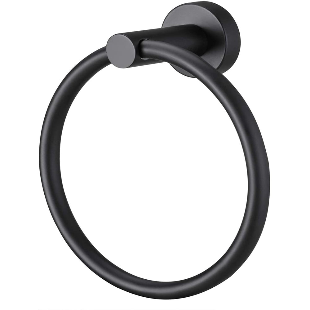 VIVEFOX Towel Ring, Hand Towel Holder for Bathroom, Modern Circle Towel