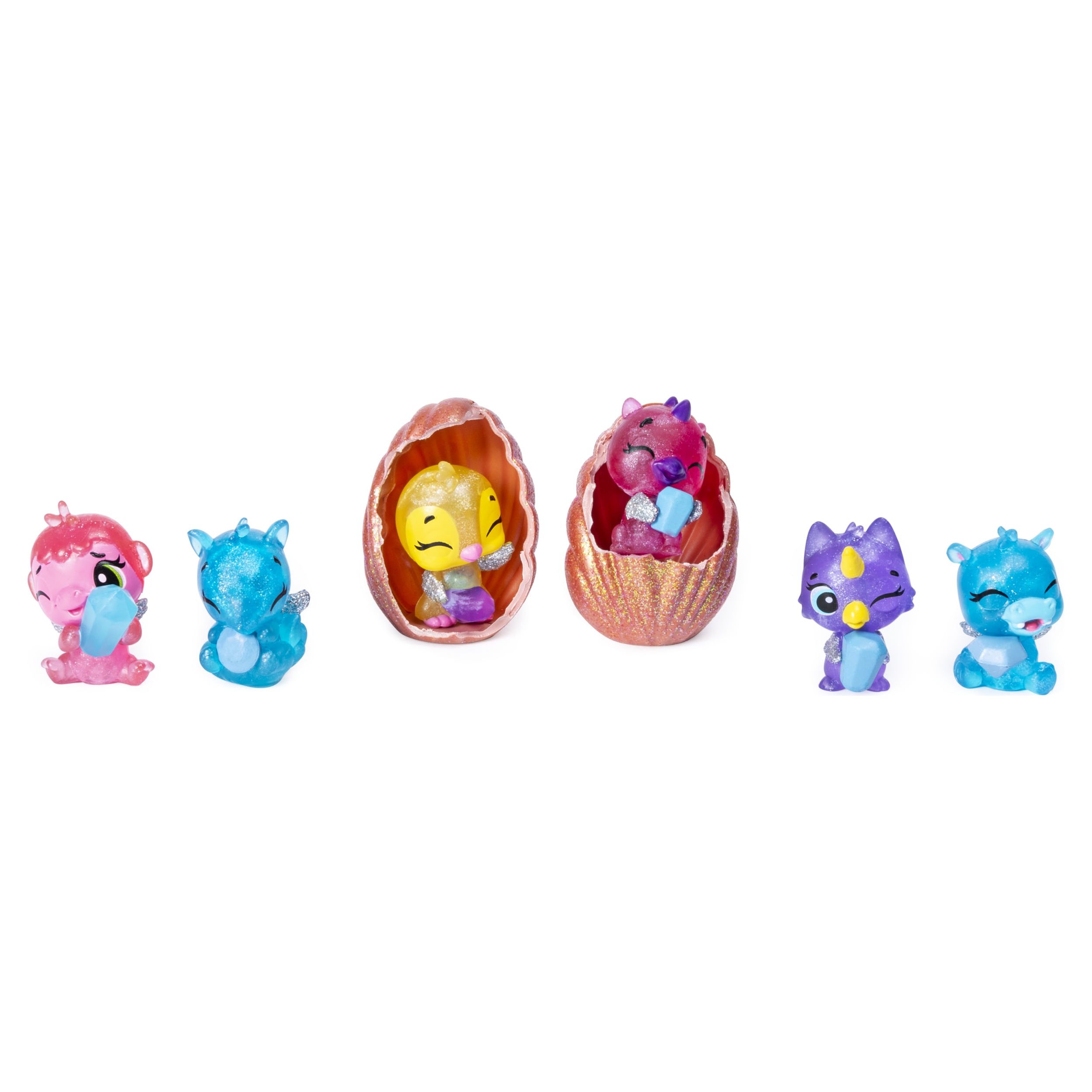 Hatchimals CollEGGtibles, Mermal Magic 6 Pack Shell Carrying Case with Season 5 Hatchimals CollEGGtibles, for Kids Aged 5 and Up (Color May Vary) - image 8 of 8