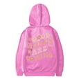 thumbnail image 5 of MIASHUI Kids Hoodie Letter Print Oversized Hoodies for Teen Girls Graphic Clothes,Pink,11-12 Years, 5 of 5