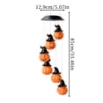 thumbnail image 2 of Skull Solar Wind Chime, 33 Inch Outdoor Wind Chimes, Solar Powered Wind Chimes with Led Lights, Waterproof Hanging Decor for Garden Patio Yard, 1 Pack, 2 of 5