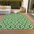 thumbnail image 6 of Addison Rugs Chantille Indoor/Outdoor Transitional Geometric Emerald Washable Rectangle Rug, 10' x 14', 6 of 6