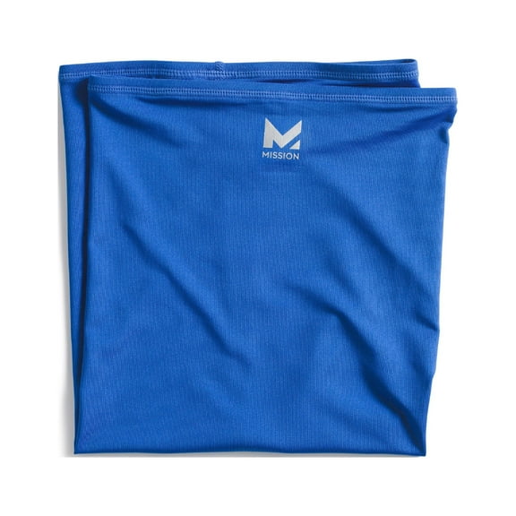 MISSION Original Evaporative Cool Technology Full Neck Gaiter, Sun Protection, Blue