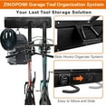 thumbnail image 2 of Zikopomi Bike Rack Garage Wall Mount Metal Bike Hanger, Black, 2 of 6