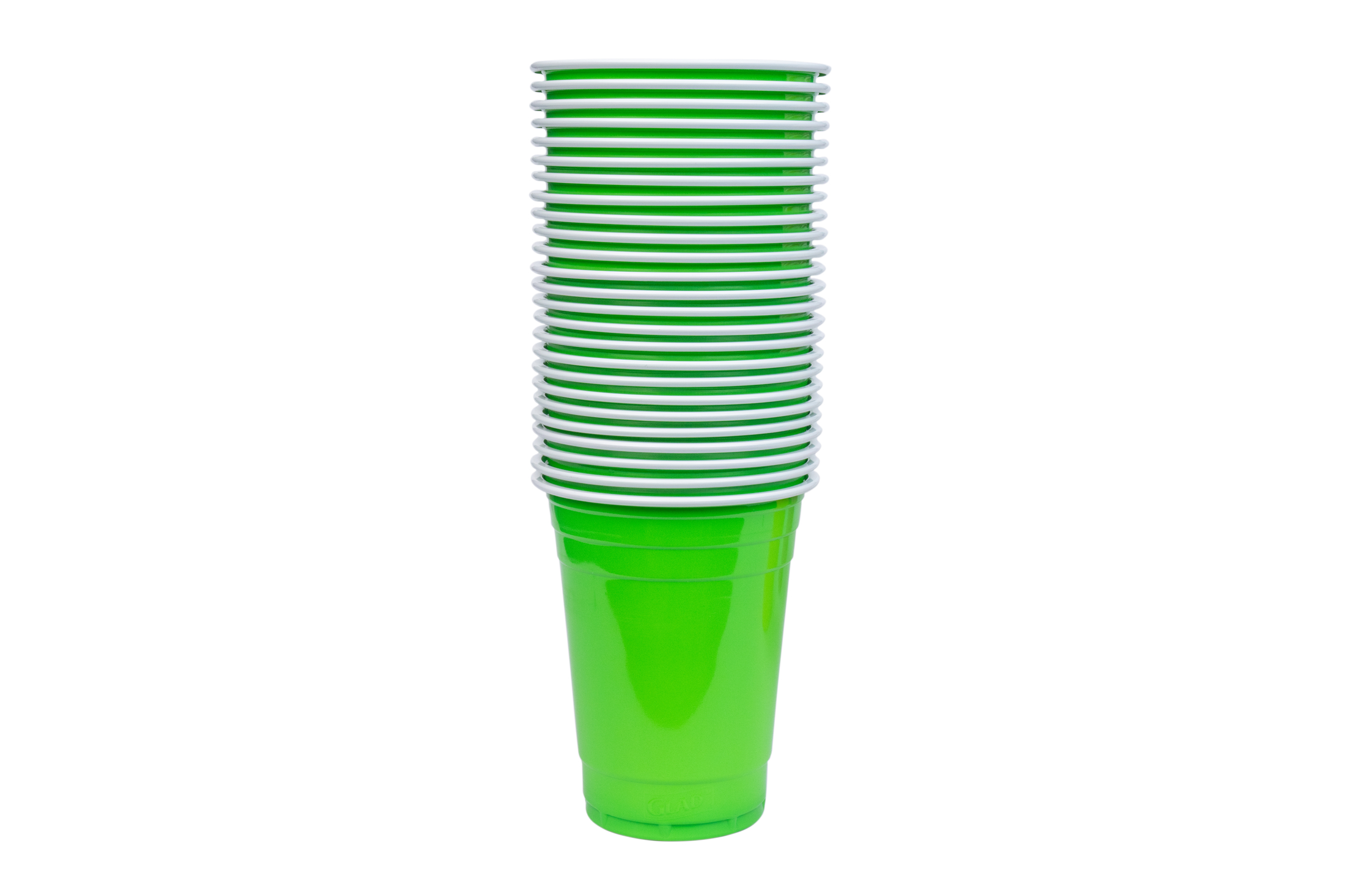 Glad 16 oz Multicolor Plastic Party Cups, 100-Pack photo 4