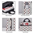 thumbnail image 4 of Naloa Christmas Dachshund Print Lightweight DayBackpack Suitable for school, work, shopping, travel, etc., 4 of 5
