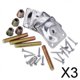 thumbnail image 1 of 3x 4 Piezas de Placas de Montaje para Patas, Soporte de Sofá para Muebles, Alfombrilla para Sofá, Soportes para Patas de Muebles, Placas de Fijación D 3 piezas, 1 of 9