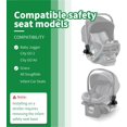 thumbnail image 4 of Adaptador de asiento de coche Summit X3 para carriola de bebé, compible con asientos de coche Graco//Britax, convertidor de sistema de viaje universal para una fácil integración del carriola, 4 of 5