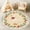 Color 1, variant on Washable Non Slip 4ft Round Rug, Two White Ducks Colorful Floral Pastel Circle Nursery Rugs with Tassels Carpet for Bedroom Living Room Playroom Decor Tent Rug