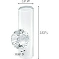 thumbnail image 4 of Command Clear Medium Crystal Hooks Adhesive 2 Knob Hooks 3 Strips, 3 Pack, 4 of 9