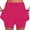 #005-Hot Pink, variant on GIPQJK Womens Active Performance Skorts Athletic Stretchy Elastic Waist Skorts Skirts Fake Two Piece Trouser Folwy Soild Color Tennis Skirt Perfect for Running Training,Orange L