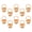 Orange, variant on Giaone 10PCS/Pack Decorative Miniature Baskets User Friendly Handheld Basket Suitable for Home and Event Decors