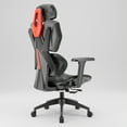 thumbnail image 4 of WINGOMART Ergonomic Gaming Chair W/ Adjustable Lumbar Support & 3D Armrests, Reclining Executive Mesh Office Chair with the most Advanced 3D Adaptive Support System - Black / Red, 4 of 10