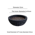 thumbnail image 2 of Volcanic Stone Sushi Plate - Japanese Melamine Appetizer Dish for Seafood & Sashimi Presentation, 2 of 5