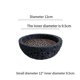 thumbnail image 2 of Japanese Planet Volcanic Stone Artistic Dish Pendulum Seafood Sushi Sashimi Ice Plate Smoke Plate,1, 2 of 5