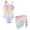 Seashell Starfish Mermaid Scale Pattern, variant on SEANATIVE Girls One-Piece Swimsuits with Mesh Cover-up Skirt One-Piece Bathing Suits Swimwear for Kids Teenagers, Size 7-8, Seashell Starfish Mermaid Scale Pattern Pink Yellow Blue Gradient