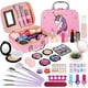 thumbnail image 1 of Juego de maquillaje para niñas, bolsa de maquillaje lavable de 27 piezas con caja de almacenamiento, regalo de cumpleaños de Navidad para niñas mayores de 3 años, 1 of 5