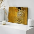 thumbnail image 4 of wall26 Canvas Print Wall Art Adele Bloch-Bauer I by Gustav Klimt Nature Abstract Oil Painting Fine Art Traditional Scenic Colorful Multicolor Ultra for Living Room, Bedroom, Office - 16"x24&quot, 4 of 7