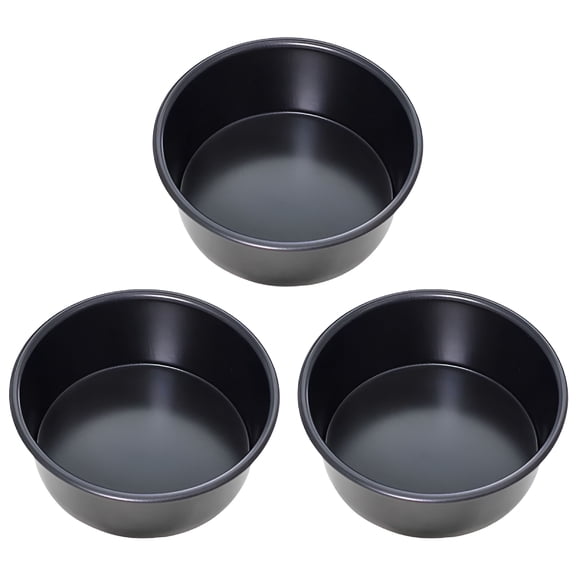 ACDANC 2026 New 3Pcs Cake Pan 4 Inch Chiffon Cake Pan Baking Pan Non Stick Baking Pan Tin for Kitchen,Baking,Home,Dessert,Party