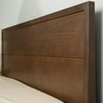 thumbnail image 4 of Plank+Beam Duo Solid Wood Queen Bed Frame with Panel Headboard , No Box Spring Needed, Walnut, 4 of 10