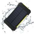 thumbnail image 3 of iMeshbean 30000mAh Solar Charger for Cell Phone, Portable Solar Power Bank with Dual 5V USB Ports, LED Light Flashlight, Compass Battery Pack for Outdoor Camping Hiking,Yellow, 3 of 8