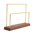 thumbnail image 3 of Milageto Earring Ear Studs Display Storage Rack Wood Base for Desk Tabletop Versatile, 3 of 8