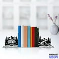 thumbnail image 2 of Handmadetneonsign Camping Metal Bookends, Tent Forest Name Bookend, Campsite Table Bookshelf Decor 77850, 2 of 4