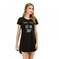 thumbnail image 1 of Forzero Ladies Solid Color Cute Cotton Nightdress Casual Plus Size Cartoon Nightdress, 1 of 6