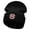 Black, variant on Pawn Chess Piece Embroidered 12 Inch Long Knitted Beanie - Black OSFM