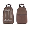 thumbnail image 3 of 1pc Outdoor Cookware Storage Bag, Camping Cookware Container Bag, Multifunctional Kitchen Utensil Storage Bag, Portable Travel BBQ Tableware Pouch, Cooking Utensil Organizer, Camping Picnic Bag, 3 of 5