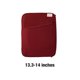 thumbnail image 2 of Sonducket Funda para tableta, bolsa para ordenador portátil, bolso para ordenador, almacenamiento para teclado, cierre de cremallera, Envolturas para manijas de equipaje Vino tinto 13.3-14 pulgadas, 2 of 6