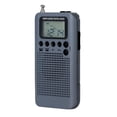 thumbnail image 1 of Portable AM/ Radio Clock, Clear Loudspeaker, Earphone , Time Display with Backlight, Battery Operated Or DC-5 gray, as described, 1 of 8