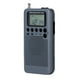 thumbnail image 1 of Radio reloj portátil AM/FM, altavoz claro, auriculares, gris, 1 of 9