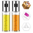 thumbnail image 1 of Pulverizador de aceite de vidrio, pulverizador multiusos, diseñado para una fácil limpieza y uso rellenable, material de calidad alimentaria, portátil para cocinar al aire libre, transparente para, 1 of 4