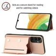 thumbnail image 2 of for Samsung Galaxy S21 FE Case with Card Holder,Wallet Case for Women Men with RFID Blocking, Durable Kickstand Shockproof Leather Magnetic Closure Phone Case for Samsung Galaxy S21 FE,Rosegold, 2 of 8