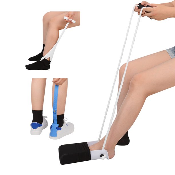 supregear Sock Aid Kit, Easy on Easy off Sock Slider, White