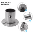 thumbnail image 4 of Support de Tube Barre de Placard Support Garde-Robe Tringle Suspendue Tige Poteau Douille Extrémité, 4 of 8