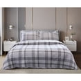 thumbnail image 5 of ArtLover Grey Plaid Quilt Set - Twin GREY King 3 Piece Casual, 5 of 5