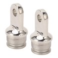 thumbnail image 2 of 2PCS External Eye End Marine Grade Heavy Duty Stainless Steel Boat Fitting Top Cap Fit for 7/8in Outer Diameter Round Pipe, 2 of 5