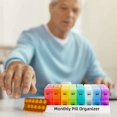thumbnail image 4 of 2 Times A Day Monthly Pill Organizer, 30 Day Pill Box With Small Compartments, 4 of 4