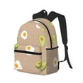 thumbnail image 2 of Gaeub Egg and Avocado School Backpack Waterproof Bookbag for Men Women College High School Bags, 2 of 8