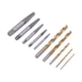 thumbnail image 4 of Screw Extractor Drill Bit, Left Hand  Stud Removers Cobalt Easily Remove 10Pcs  For Damaged Screws For Broken Fittings Red Iron Box, 4 of 8