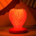 thumbnail image 4 of Luz de Noche ZHAOCHENG Fresa LED Silicona para Habitación de Niños Color Rojo, 4 of 5