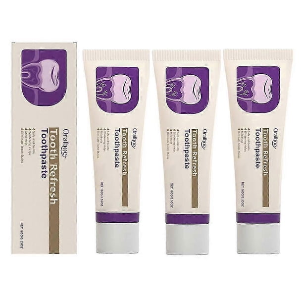 1-3X Nature Tooth Refresh Toothpaste, Hydroxyapatite Toothpaste for Sensitive Teeth