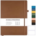 thumbnail image 1 of Cuaderno Journal MALEDEN, A4, con puntos, tapa dura, color marrón, 1 of 6