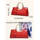 thumbnail image 5 of Bolso de mano YAQUINCER con asa superior de charol blanco, 5 of 6