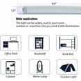 thumbnail image 3 of Led Light Bar, Dc 9-90 V, Led Cabinet Lamp, Motorhome, 900Lm, Indoor Ceiling Light, Lighting With On/Off Switch, Car Interior Lamp For Caravan, Truck, Kitchen, Boat (72), 3 of 5